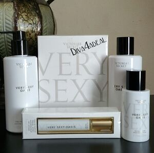 Victoria’s Secret VERY SEXY OASIS 3.4 FL OZ Parfum 5PC Bundle